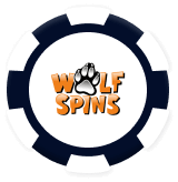 Wolf Spins Casino Bonus Chip logo