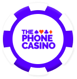 The Phone Casino Bonus Chip logo