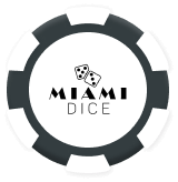 Miami Dice Casino Bonus Chip logo
