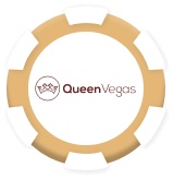 QueenVegas Casino Bonus Chip logo