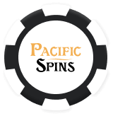 Pacific Spins Casino Bonus Chip logo