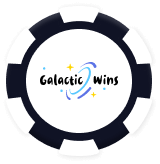 Galactic Wins Casino Bonus Chip logo