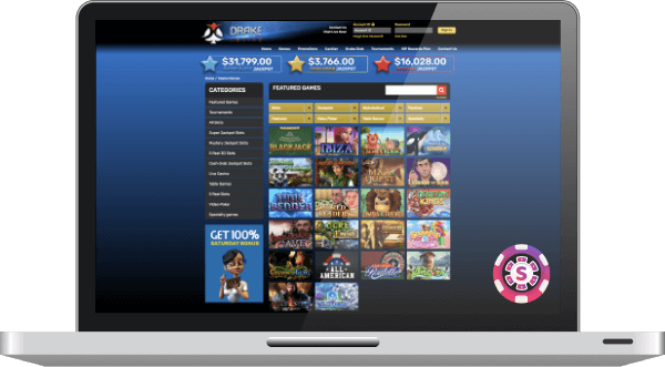 Drake Casino games
