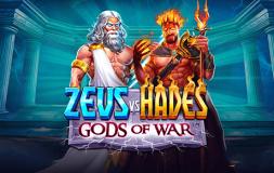 Zeus vs Hades Gods of War slot logo