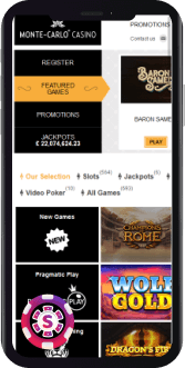 monte carlo casino mobile