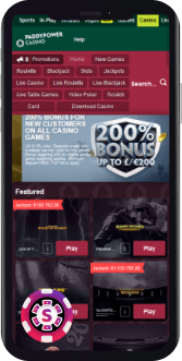 paddy power casino mobile