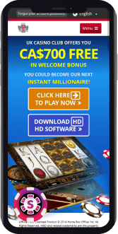 uk casino club mobile