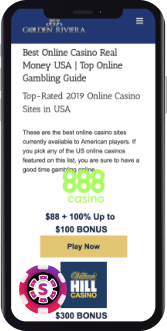 golden riviera casino mobile