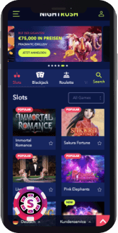 nightrush casino mobile