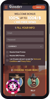 gunsbet casino mobile