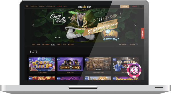 King Billy Casino games