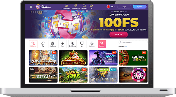 Slotum Casino games