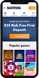 Scatters Casino mobile