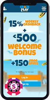 crazeplay casino mobile