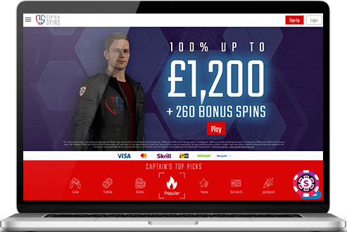 Captain Spins Casino games