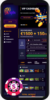JVSpin Casino mobile