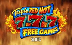 Triple Red Hot 777 slot logo