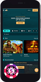 arcanebet Casino mobile