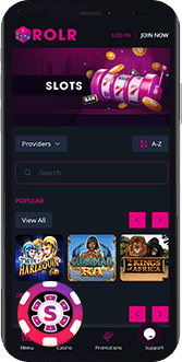 ROLR Casino mobile