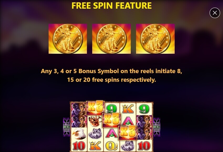 Buffalo slot Free Spin Fuatures