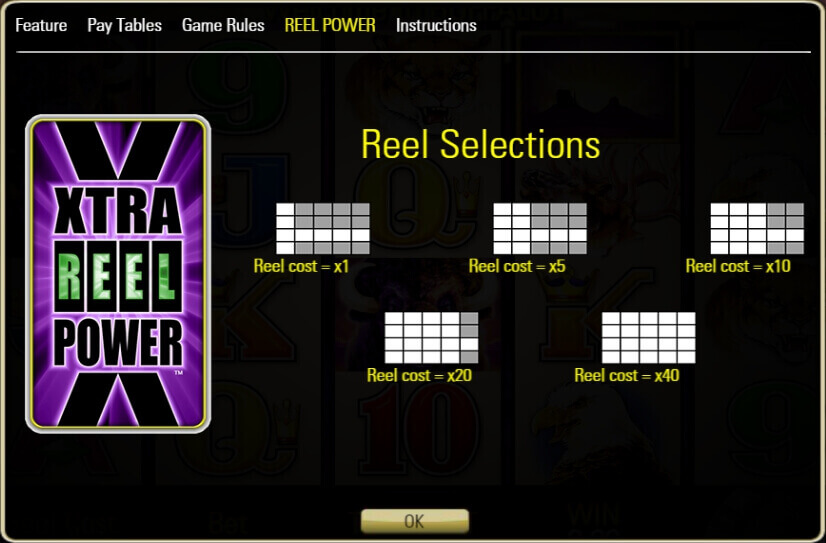 XTRA Reel Power at Buffalo slot by Aristocrat