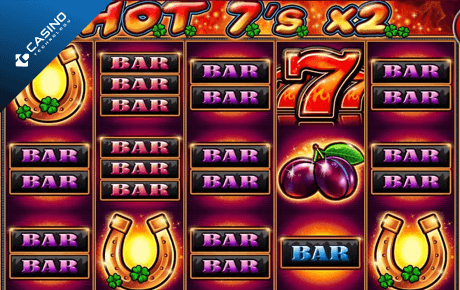 Hot 7s x2 slot machine