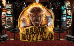 Raging Buffalo slot logo
