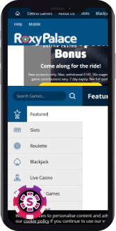 roxy palace casino mobile
