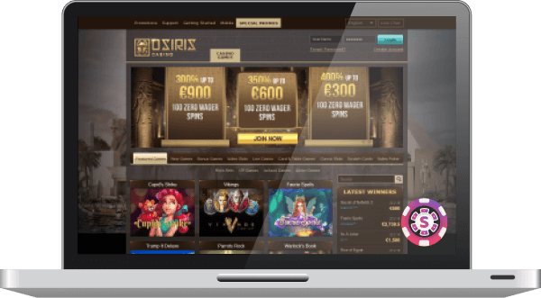 osiris casino games