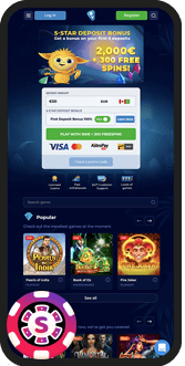 BetVili Casino mobile