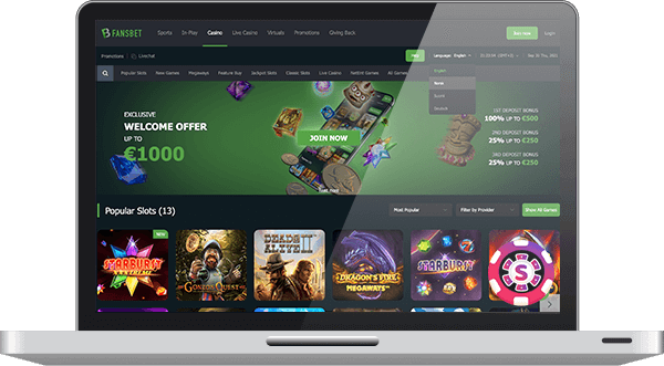 FansBet Casino games