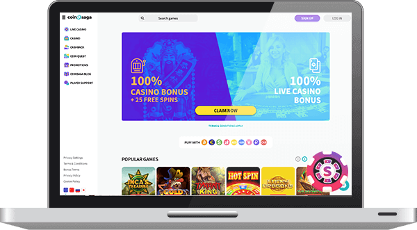 CoinSaga Casino games