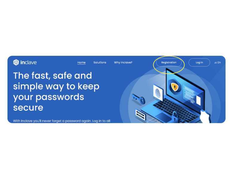 Screenshot of the Inclave website lobby