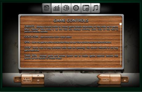 Geisha Slot Machine Take win and Spin Screen