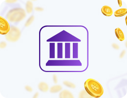 Icons representing PayPal, bank transfer, and Bitcoin for online casino payments