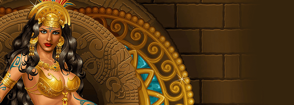 Aztec girl in Classic Casino promotional image