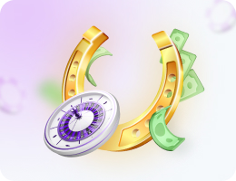 Illustration of a roulette wheel with cash, symbolizing the dangers of the Martingale strategy in roulette