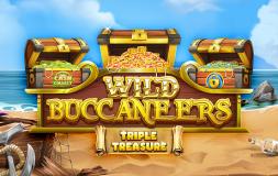 Wild Buccaneers Triple Treasure slot logo