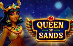 Queen of Sands slot logo