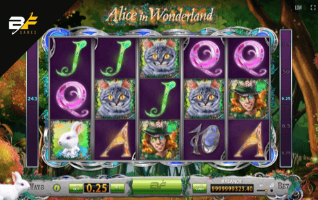 Alice in Wonderland slot logo