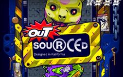 Outsourced slot logo