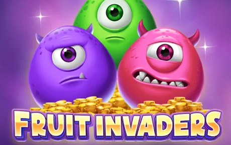 Fruit Invaders slot logo