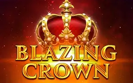 Blazing Crown Deluxe slot logo