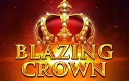 Blazing Crown Deluxe slot logo