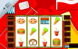 Burger Station slot logo