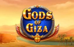Gods of Giza slot logo
