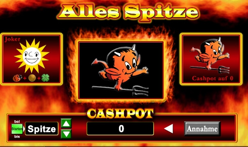 Alles Spitze slot logo