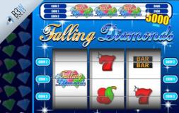 Falling Diamonds slot logo