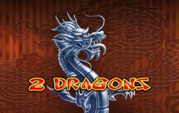 2 Dragons slot logo