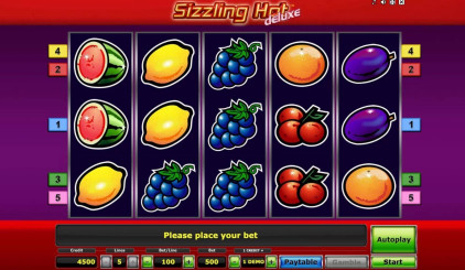 Sizzling Hot Deluxe Spielautomat
